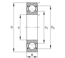 S 6002-C-2Z, ăȲYC  DIN 625-1 ˜ʵҪߴ磬ɂg϶ܷ