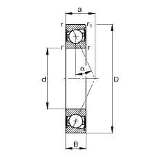 SS B7022-E-2RSD-T-P4S, {Ɍb|  = 25㣬ɂȴܷ⣬ǽ|ƹ