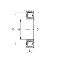 ΝLS 20306-TVP,  DIN 635-1 ˜ʵҪߴ