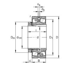 {ĝLS 23940-S-K-MB + H3940,  DIN 635-2 ˜ʵҪߴ, F׺;o