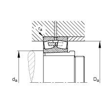 {ĝLS 23296-K-MB + AHX3296G,  DIN 635-2 ˜ʵҪߴ, F׺ж