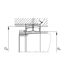 {ĝLS 21310-E1-K,  DIN 635-2 ˜ʵҪߴ, FףF 1:12